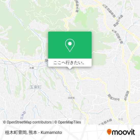植木町豊岡地図