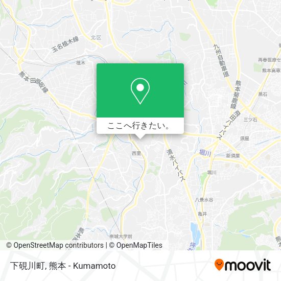 下硯川町地図