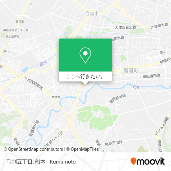 弓削五丁目地図