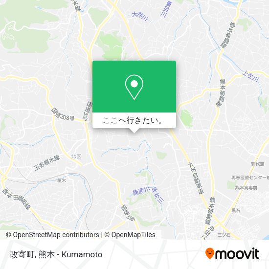 改寄町地図