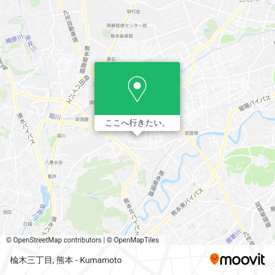 楡木三丁目地図