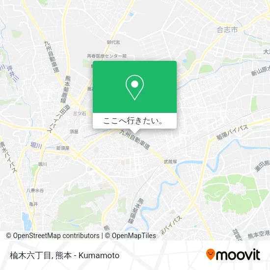 楡木六丁目地図