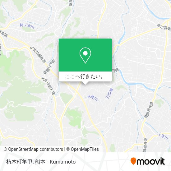 植木町亀甲地図
