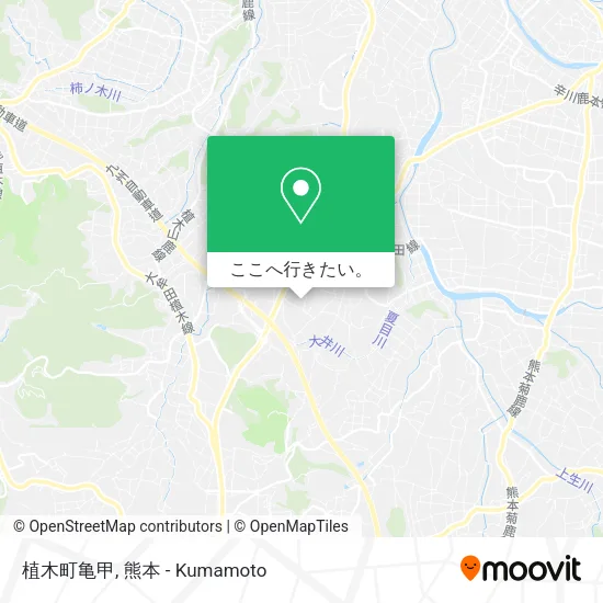 植木町亀甲地図