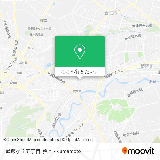 武蔵ケ丘五丁目地図