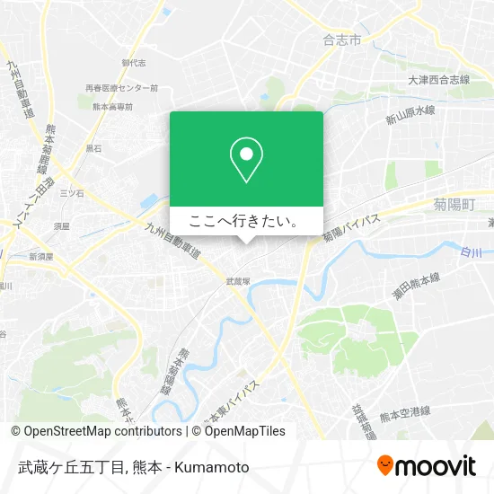 武蔵ケ丘五丁目地図