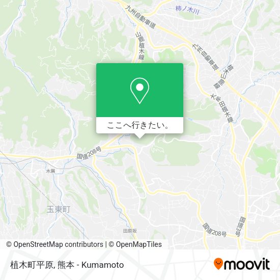 植木町平原地図