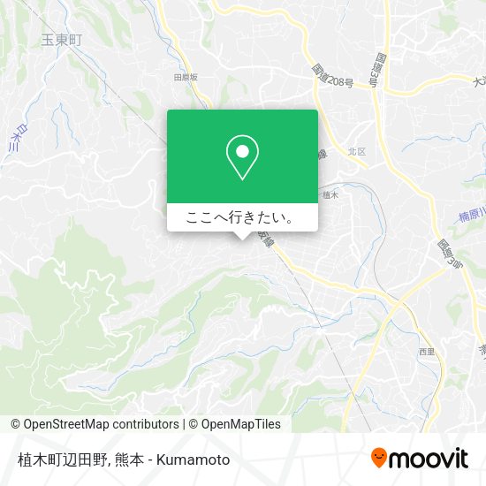植木町辺田野地図
