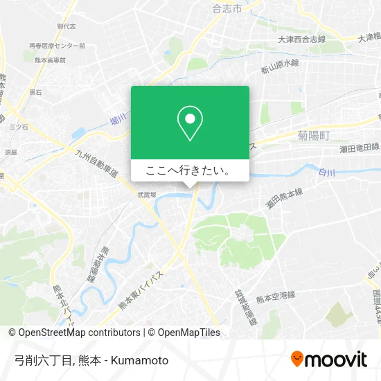 弓削六丁目地図