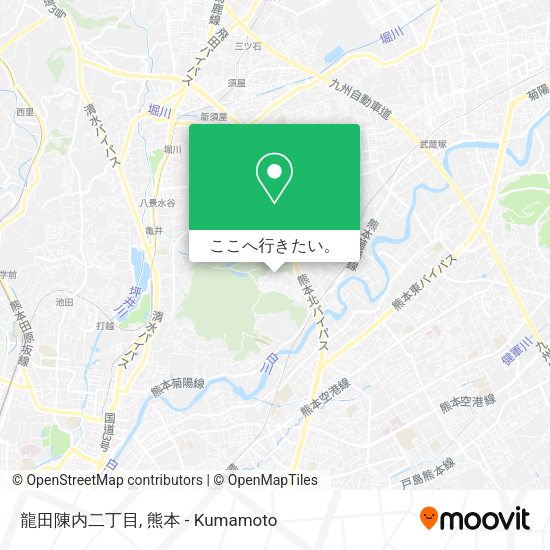 龍田陳内二丁目地図