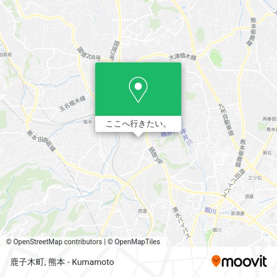鹿子木町地図