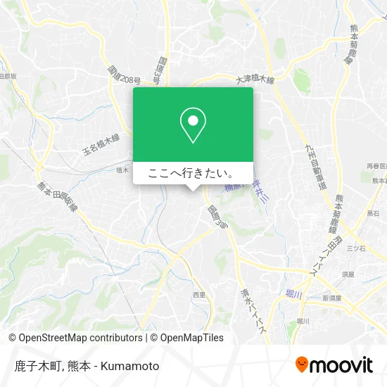 鹿子木町地図