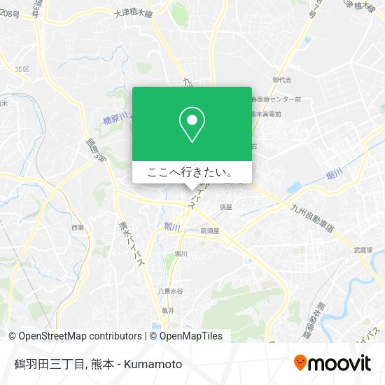 鶴羽田三丁目地図