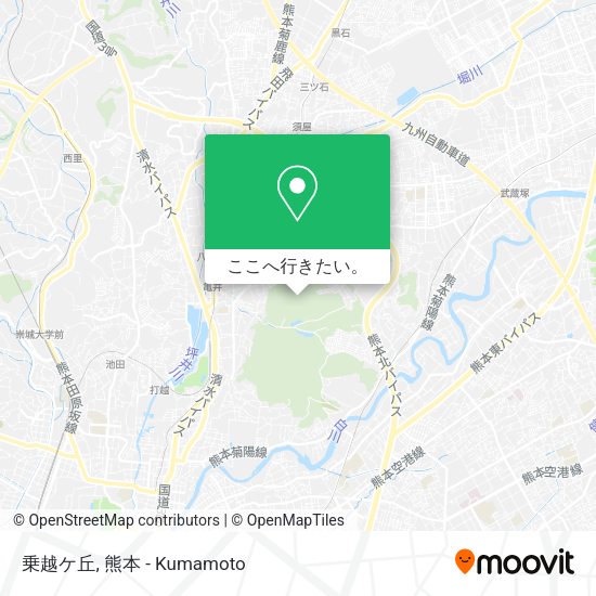 乗越ケ丘地図