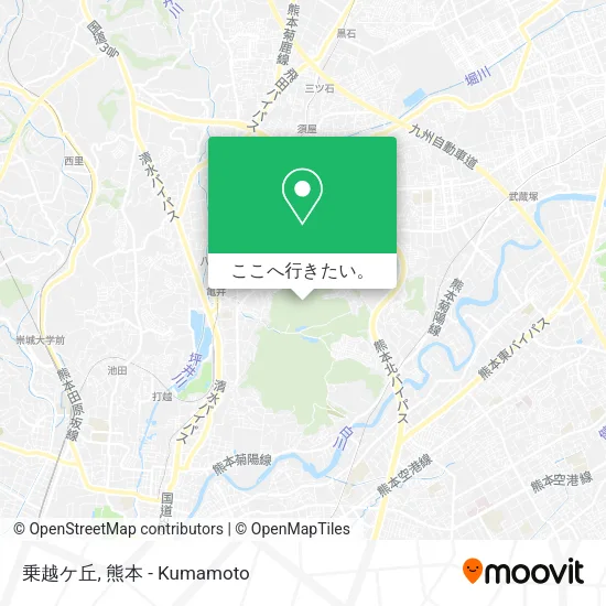 乗越ケ丘地図