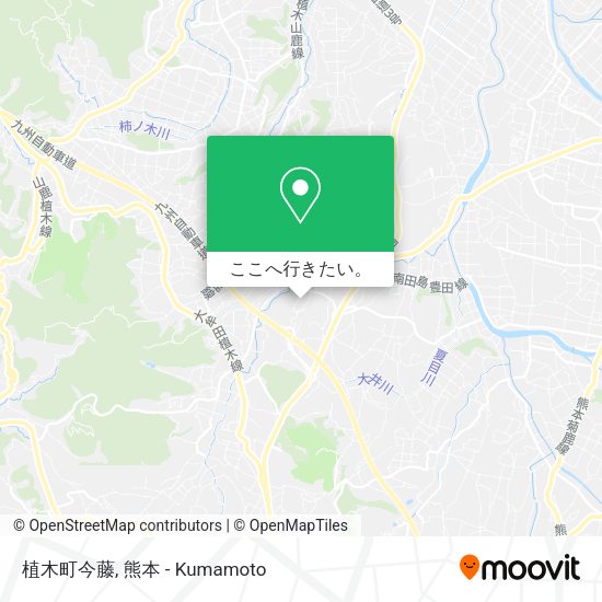 植木町今藤地図