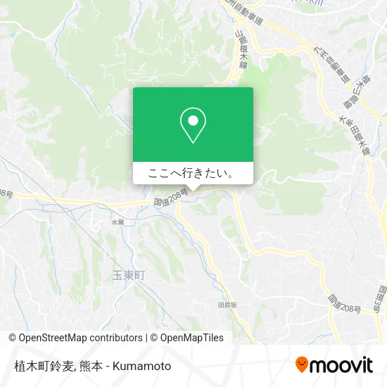 植木町鈴麦地図