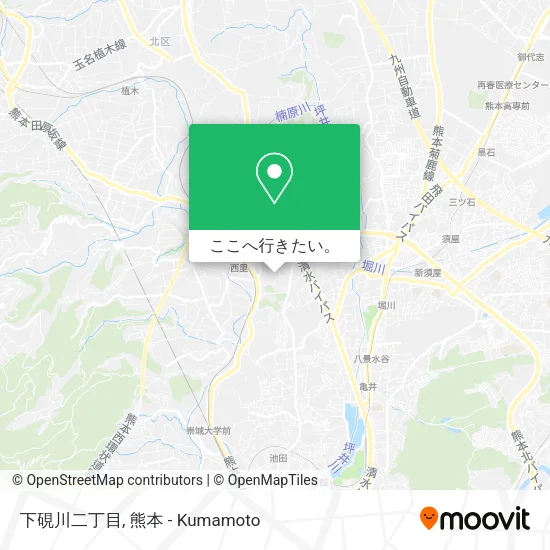下硯川二丁目地図