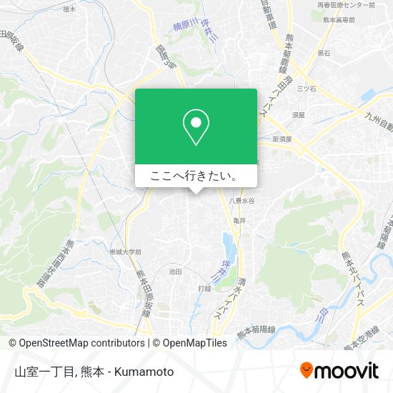 山室一丁目地図