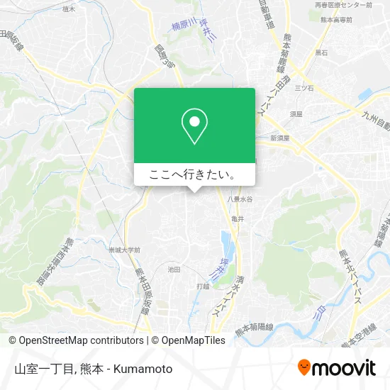 山室一丁目地図