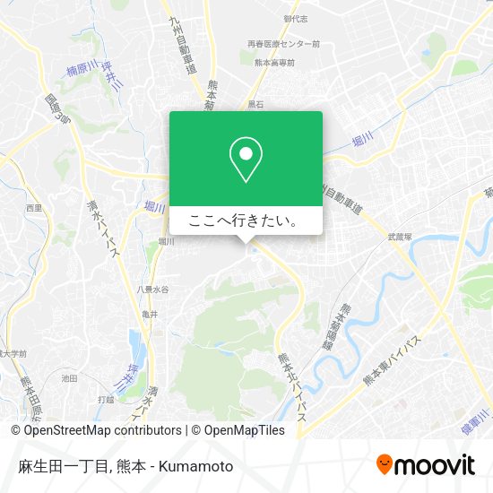 麻生田一丁目地図
