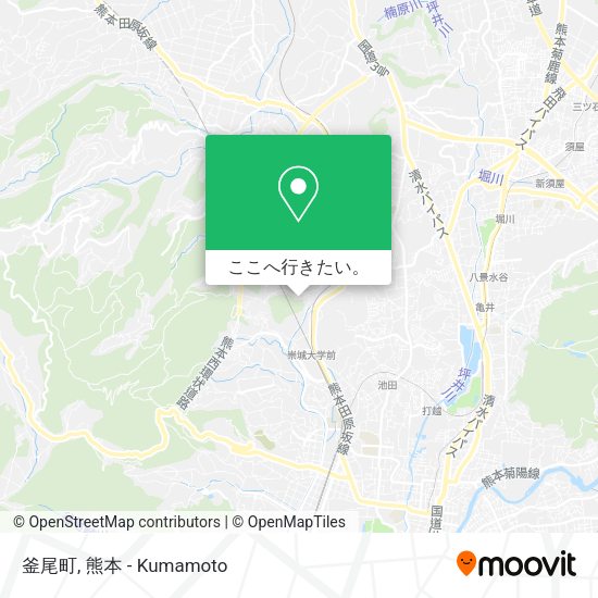 釜尾町地図