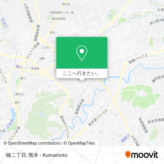 楠二丁目地図