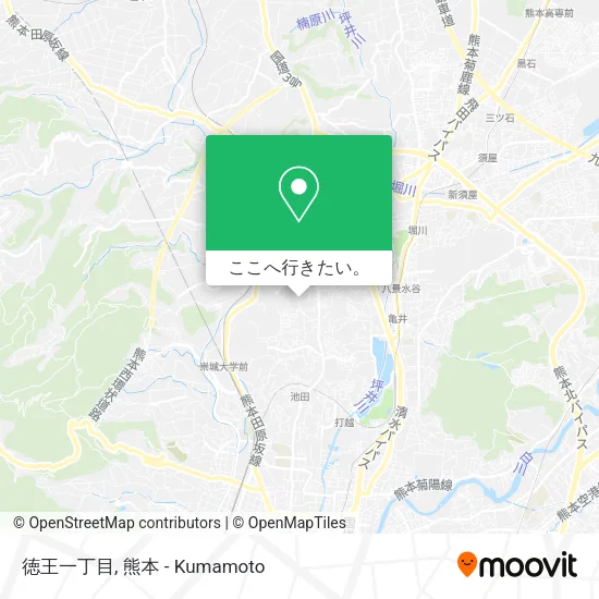 徳王一丁目地図