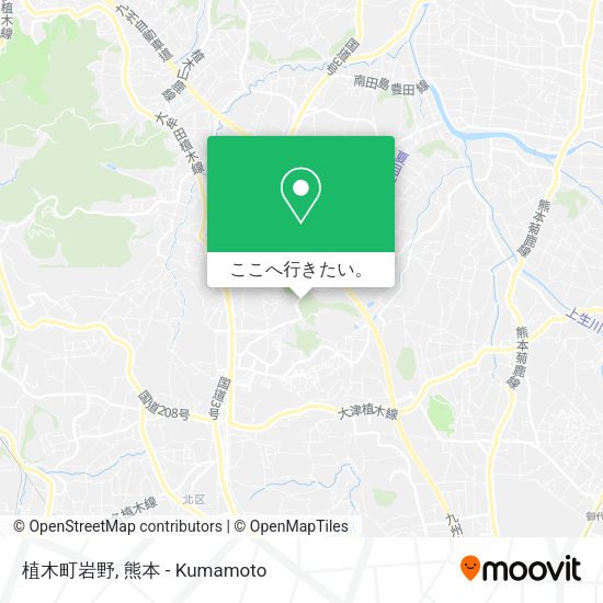植木町岩野地図