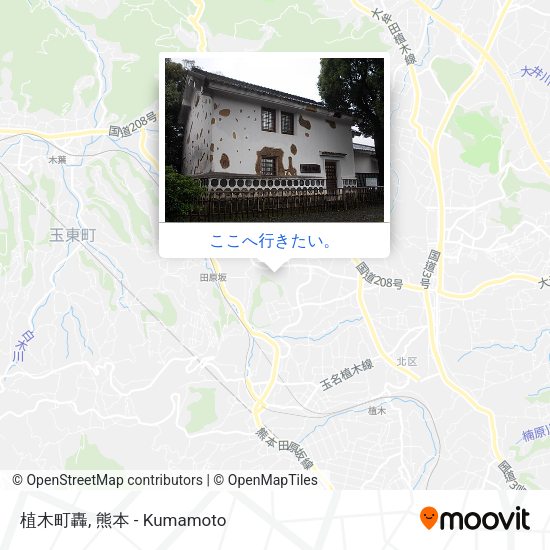 植木町轟地図