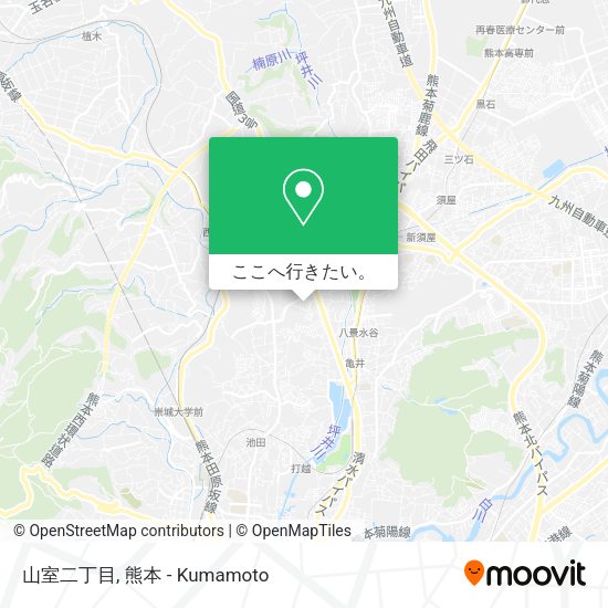山室二丁目地図
