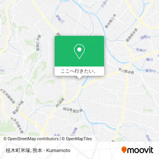 植木町米塚地図