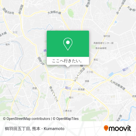 鶴羽田五丁目地図