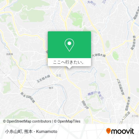 小糸山町地図