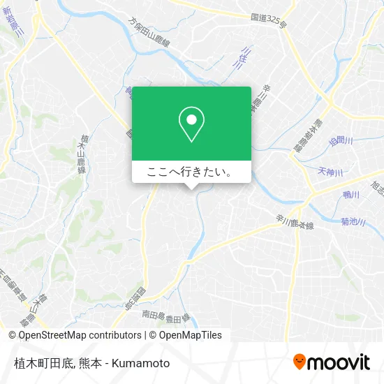 植木町田底地図