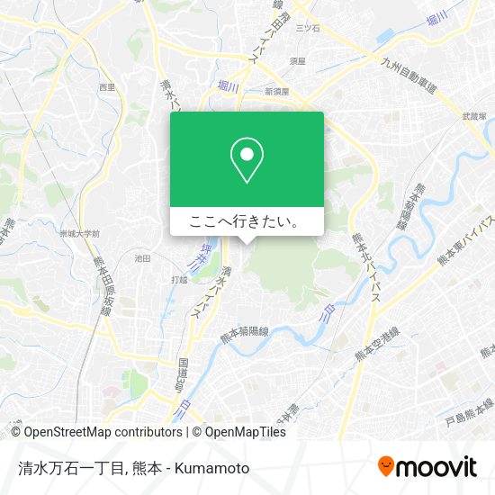清水万石一丁目地図