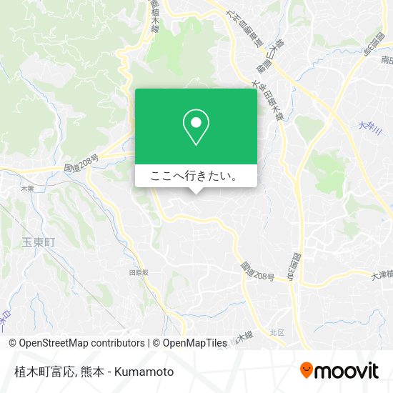植木町富応地図