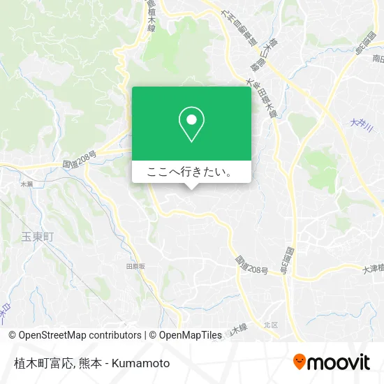 植木町富応地図