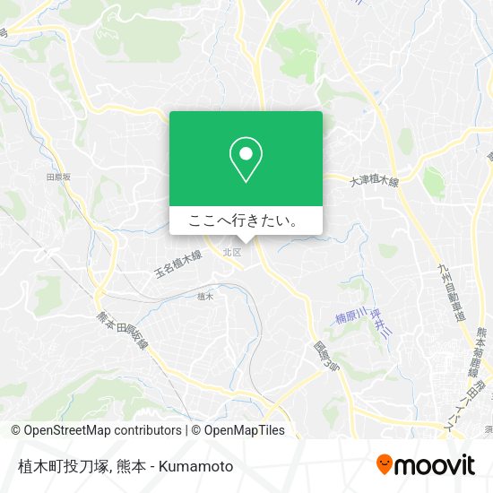 植木町投刀塚地図