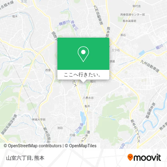 山室六丁目地図