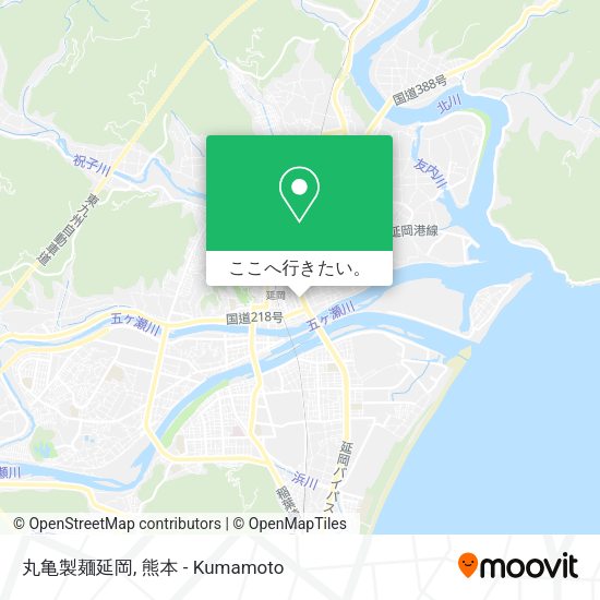 丸亀製麺延岡地図