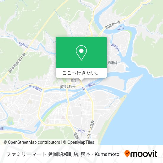ファミリーマート 延岡昭和町店地図