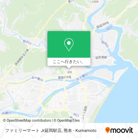 ファミリーマート Jr延岡駅店地図