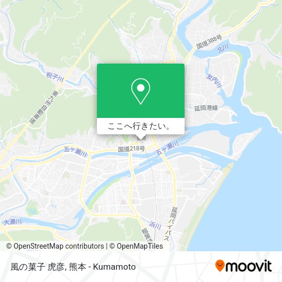 風の菓子 虎彦地図