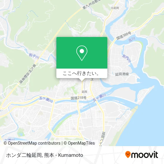 ホンダ二輪延岡地図