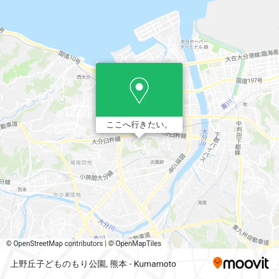 上野丘子どものもり公園地図