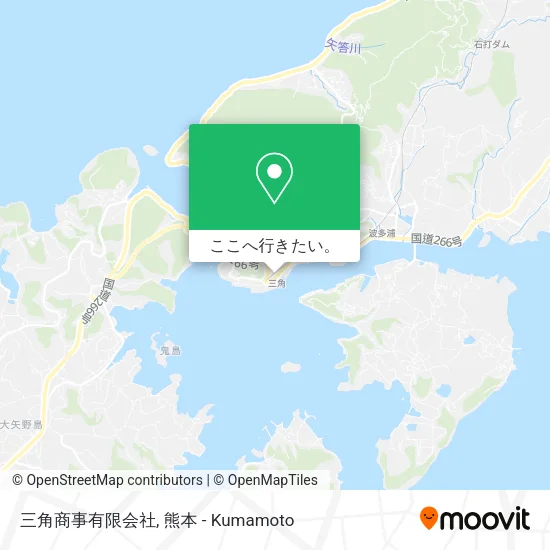 三角商事有限会社地図