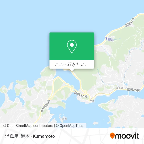 浦島屋地図