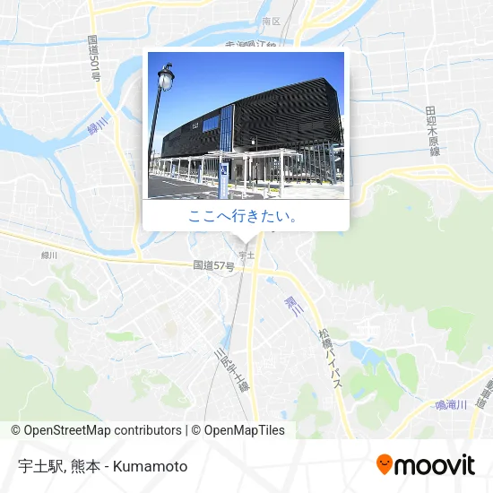 宇土駅地図