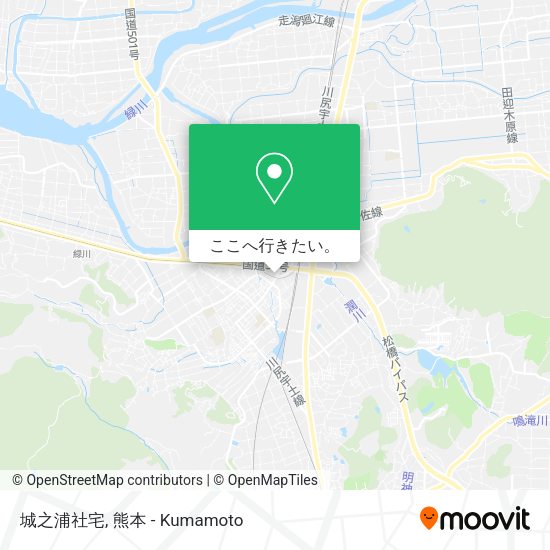 城之浦社宅地図